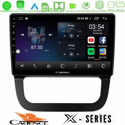 Cadence X Series VW Jetta 8core Android12 4+64GB Navigation Multimedia Tablet 10