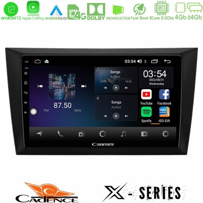 Cadence X Series Vw Golf 6 8core Android12 4+64GB Navigation Multimedia Tablet 9