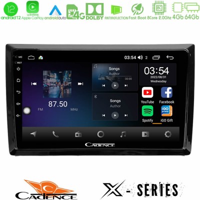 Cadence X Series VW Beetle 8core Android12 4+64GB Navigation Multimedia Tablet 9