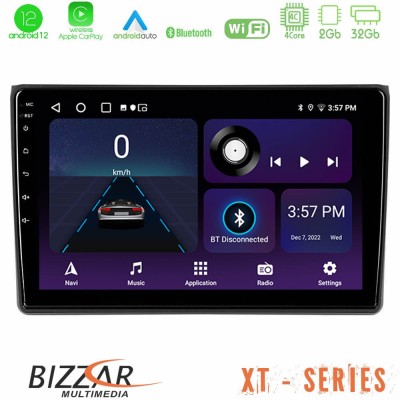 Bizzar XT Series Audi A4 B7 4Core Android12 2+32GB Navigation Multimedia Tablet 9