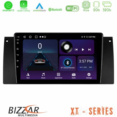 Bizzar XT Series BMW 5 Series (E39) / X5 (E53) 4Core Android12 2+32GB Navigation Multimedia Tablet 9