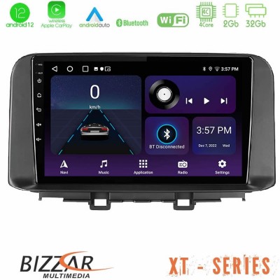 Bizzar XT Series Hyundai Kona 2018-2023 4Core Android12 2+32GB Navigation Multimedia Tablet 9