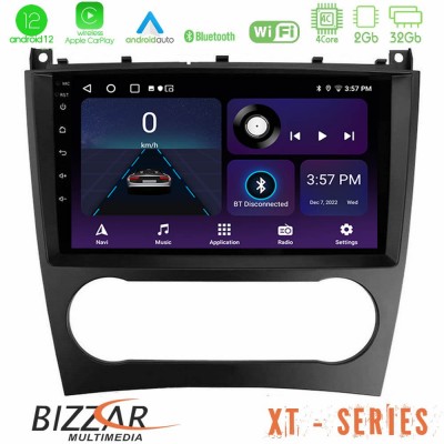 Bizzar XT Series Mercedes W203 Facelift 4Core Android12 2+32GB Navigation Multimedia Tablet 9