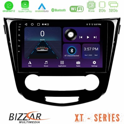 Bizzar XT Series Nissan Qashqai J11 (Manual A/C) 4Core Android12 2+32GB Navigation Multimedia Tablet 10