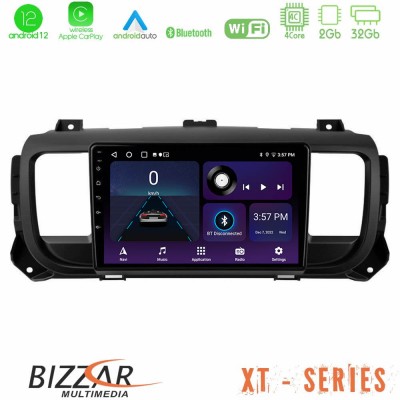 Bizzar XT Series Citroen/Peugeot/Opel/Toyota 4Core Android12 2+32GB Navigation Multimedia Tablet 9