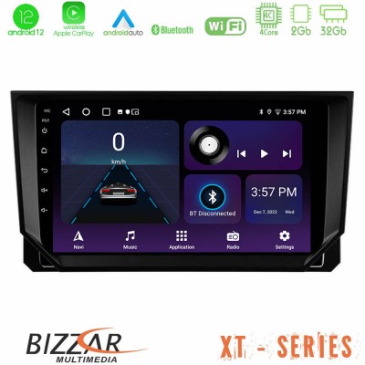 Bizzar XT Series Seat Arona/Ibiza 4Core Android12 2+32GB Navigation Multimedia Tablet 9