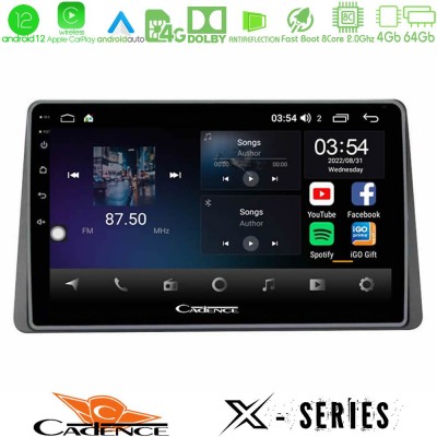 Cadence X Series Dacia Duster 2019-> 8core Android12 4+64GB Navigation Multimedia Tablet 9