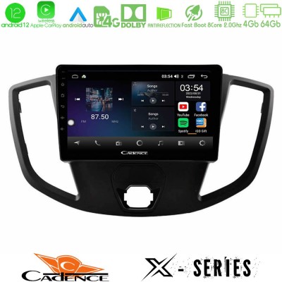 Cadence X Series Ford Transit 2014-> 8core Android12 4+64GB Navigation Multimedia Tablet 9