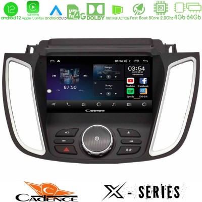 Cadence X Series Ford Kuga/C-Max 2013-2019 8core Android12 4+64GB Navigation Multimedia Tablet 9
