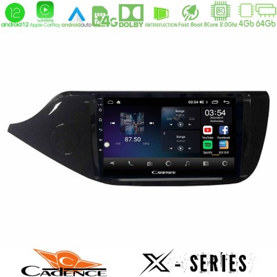 Cadence X Series Kia Ceed 2013-2017 8core Android12 4+64GB Navigation Multimedia Tablet 9