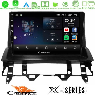 Cadence X Series Mazda6 2002-2006 8core Android12 4+64GB Navigation Multimedia Tablet 10