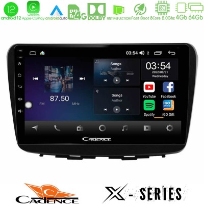 Cadence X Series Suzuki Baleno 2016-2021 8core Android12 4+64GB Navigation Multimedia Tablet 9