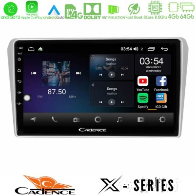 Cadence X Series Toyota Avensis T25 02/2003–2008 8core Android12 4+64GB Navigation Multimedia Tablet 9
