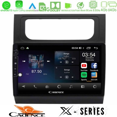 Cadence X Series VW Touran 2011-2015 8core Android12 4+64GB Navigation Multimedia Tablet 10