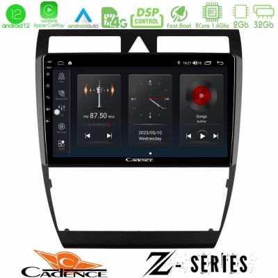 Cadence Z Series Audi A6 (C5) 1997-2004 8core Android12 2+32GB Navigation Multimedia Tablet 9
