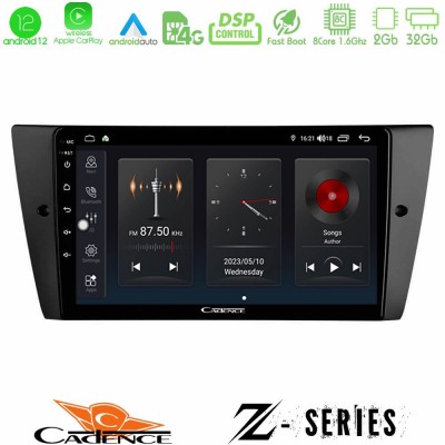 Cadence Z Series BMW 3 Series 2006-2011 8core Android12 2+32GB Navigation Multimedia Tablet 9