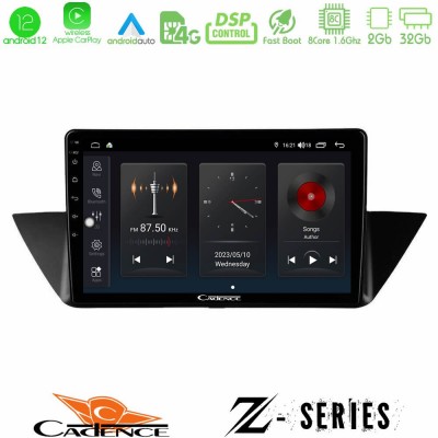Cadence Z Series BMW Χ1 E84 8Core Android12 2+32GB Navigation Multimedia Tablet 10