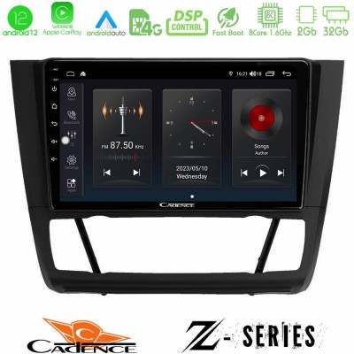 Cadence Z Series BMW 1Series E81/E82/E87/E88 (AUTO A/C) 8core Android12 2+32GB Navigation Multimedia Tablet 9