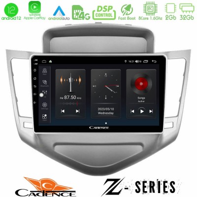 Cadence Z Series Chevrolet Cruze 2009-2012 8core Android12 2+32GB Navigation Multimedia Tablet 9