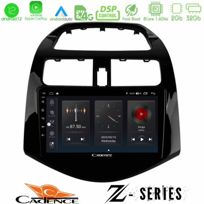 Cadence Z Series Chevrolet Spark 2009-2015 8core Android12 2+32GB Navigation Multimedia Tablet 9