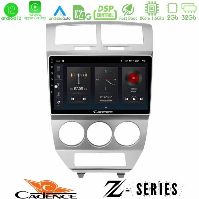 Cadence Z Series Dodge Caliber 2006-2011 8core Android12 2+32GB Navigation Multimedia Tablet 10
