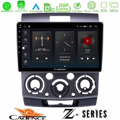 Cadence Z Series Ford Ranger/Mazda BT50 8core Android12 2+32GB Navigation Multimedia Tablet 9