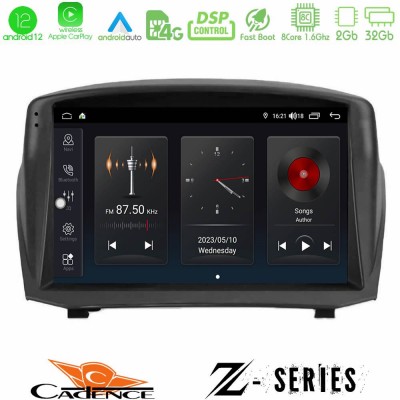 Cadence Z Series Ford Fiesta 2008-2012 8core Android12 2+32GB Navigation Multimedia Tablet 9