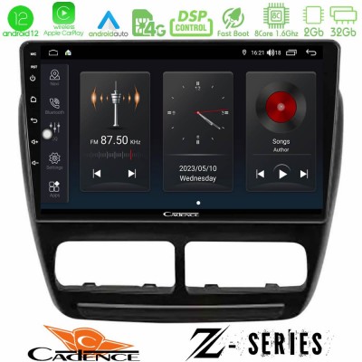 Cadence Z Series Fiat Doblo / Opel Combo 2010-2014 8Core Android12 2+32GB Navigation Multimedia Tablet 9