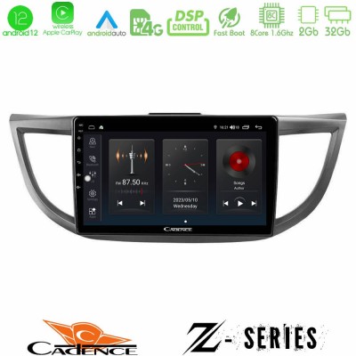 Cadence Z Series Honda CRV 2012-2017 8core Android12 2+32GB Navigation Multimedia Tablet 9