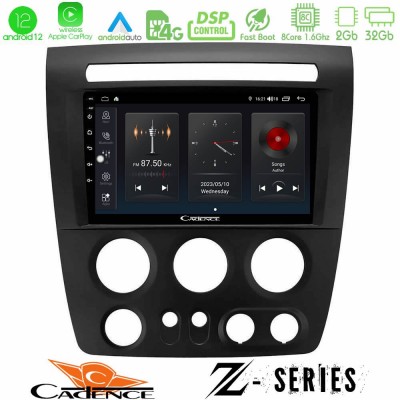 Cadence Z Series Hummer H3 2005-2009 8core Android12 2+32GB Navigation Multimedia Tablet 9