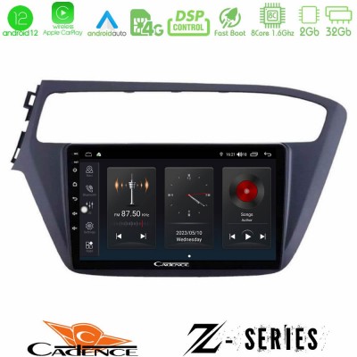 Cadence Z Series Hyundai i20 8core Android12 2+32GB Navigation Multimedia Tablet 9