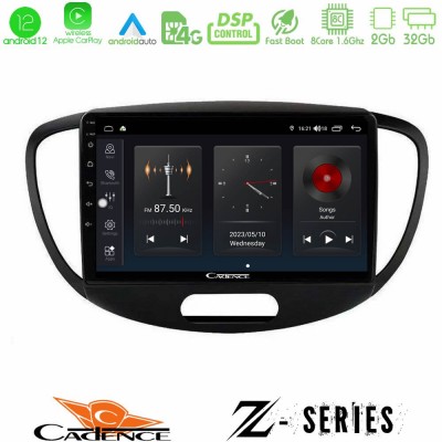 Cadence Z Series Hyundai i10 2008-2014 8core Android12 2+32GB Navigation Multimedia Tablet 9