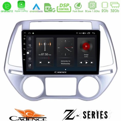Cadence Z Series Hyundai i20 2012-2014 8core Android12 2+32GB Navigation Multimedia Tablet 9
