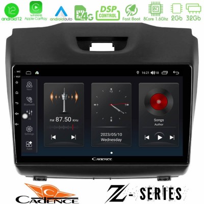 Cadence Z Series Isuzu D-MAX 2012-2019 8core Android12 2+32GB Navigation Multimedia Tablet 9