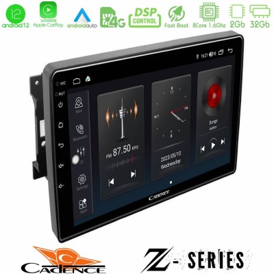 Cadence Z Series Chrysler / Dodge / Jeep 8core Android12 2+32GB Navigation Multimedia Tablet 10