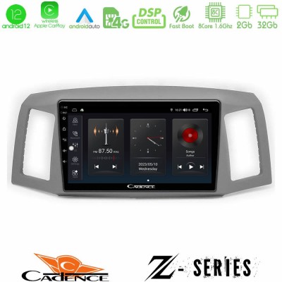 Cadence Z Series Jeep Grand Cherokee 2005-2007 8core Android12 2+32GB Navigation Multimedia Tablet 10