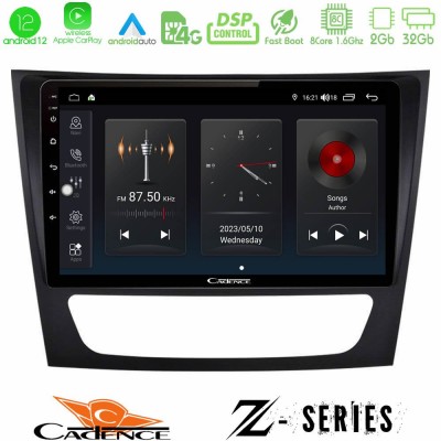 Cadence Z Series Mercedes E Class / CLS Class 8core Android12 2+32GB Navigation Multimedia Tablet 9