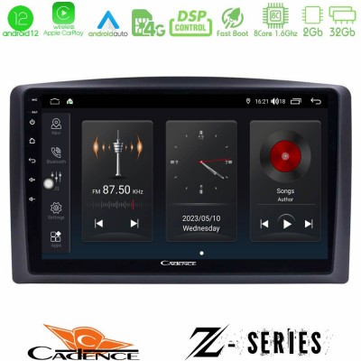 Cadence Z Series Mercedes Vito 2015-2021 8core Android12 2+32GB Navigation Multimedia Tablet 10
