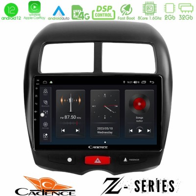 Cadence Z Series Mitsubishi ASX 8core Android12 2+32GB Navigation Multimedia Tablet 10