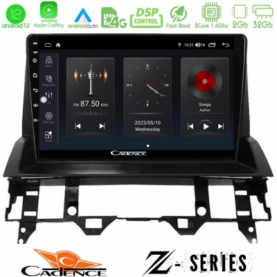 Cadence Z Series Mazda6 2002-2006 8core Android12 2+32GB Navigation Multimedia Tablet 10