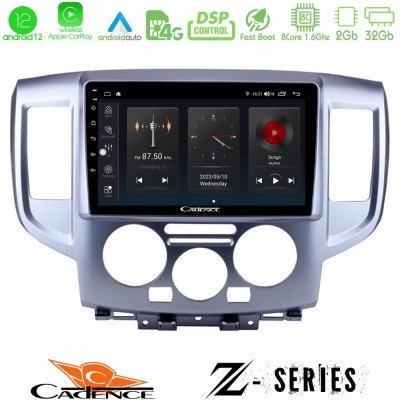 Cadence Z Series Nissan NV200 8core Android12 2+32GB Navigation Multimedia Tablet 9