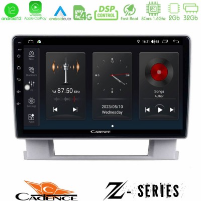 Cadence Z Series Opel Astra J 2010-2014 8core Android12 2+32GB Navigation Multimedia Tablet 9