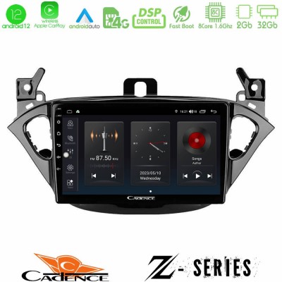 Cadence Z Series Opel Corsa E/Adam 8core Android12 2+32GB Navigation Multimedia Tablet 9