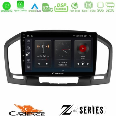 Cadence Z Series Opel Insignia 2008-2013 8core Android12 2+32GB Navigation Multimedia Tablet 9