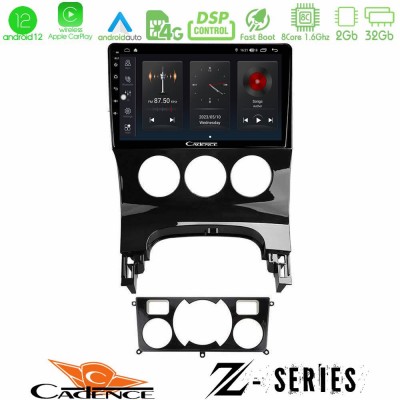 Cadence Z Series Peugeot 3008 AUTO A/C 8core Android12 2+32GB Navigation Multimedia Tablet 9