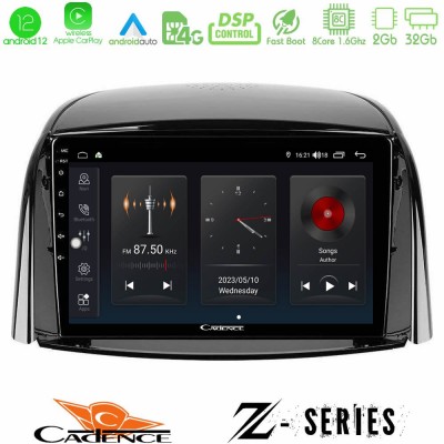 Cadence Z Series Renault Koleos 2007-2015 8Core Android12 2+32GB Navigation Multimedia Tablet 9