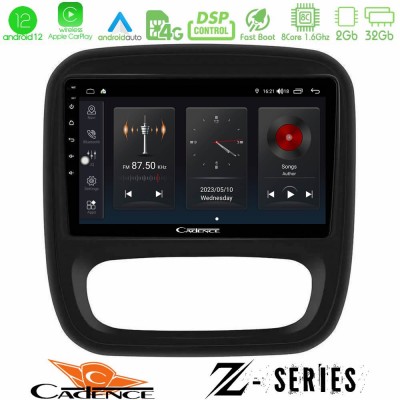 Cadence Z Series Renault/Nissan/Opel/Fiat 8core Android12 2+32GB Navigation Multimedia Tablet 9