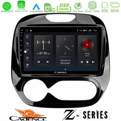 Cadence Z Series Renault Captur 2013-2019 (Auto AC) 8core Android12 2+32GB Navigation Multimedia Tablet 9