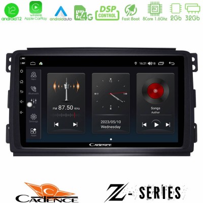 Cadence Z Series Smart 451 8core Android12 2+32GB Navigation Multimedia Tablet 9