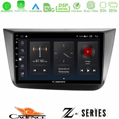 Cadence Z Series Seat Altea 2004-2015 8core Android12 2+32GB Navigation Multimedia Tablet 9